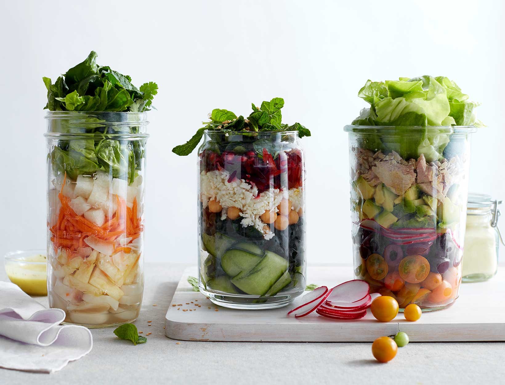 Make Ahead Mason Jar Salads