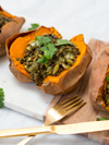 Indian-Spiced Black-Dal-Stuffed Sweet Potatoes