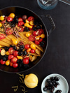 One-Pan Spaghetti with Cherry Tomatoes, Olives, and Lemon