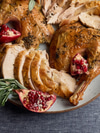 Spatchcocked Turkey with Herbed Ghee