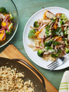Coconut Veggie Stir-Fry with Cauliflower Rice
