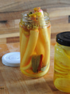 Turmeric Pickled Turnips