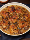 Pan-Roasted Chicken Thighs with Mushrooms and Thyme