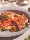 Dill Salmon with Creamy Apple Mustard