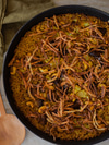 Baked Cauliflower and Mushroom Pilaf