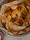 Shrimp and Butternut Squash en Papillote