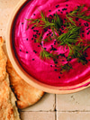 Beet, Pine Nut, and Feta Dip