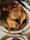 Crisp, Hot Roast Chicken with Leeks