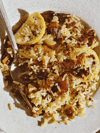 Toasted Rice Pilaf with Crushed Walnuts and Dates