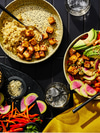 Chili Crisp Tofu and Quinoa Power Bowls