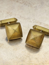 Hemmerkle Bronze Pyramid Cufflinks