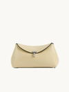 Mini T-lock Leather Clutch