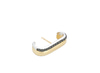  Fiene Yellow Gold and Black Pavé Ear Cuff
