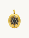 Antique Gold, Agate, and Diamond Star Locket