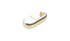 Fiene Yellow Gold and Black Pavé Ear Cuff