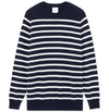 Gia Oversize Striped Cashmere Crewneck