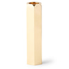 Celestine Polished Brass Candle Holder, 5"