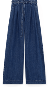 Ultrawide Pleated Jean