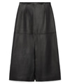 A-Line Leather Skirt