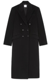 Exaggerated Double-Breasted Overcoat