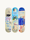 Jean-Michel Basquiat Charles the First Skateboard Triptych