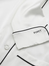 Monogrammed Silk Pajamas