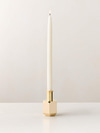 Celestine Brass Taper Candle Holder