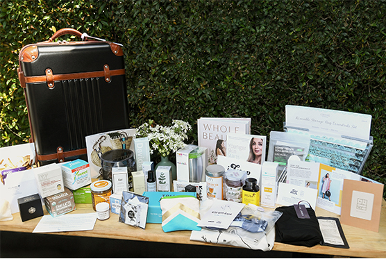 VIP giftbag filled with goop favorites