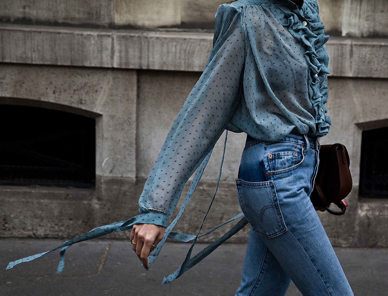 nice blouse with jeans