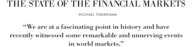 The State of the Financial Markets