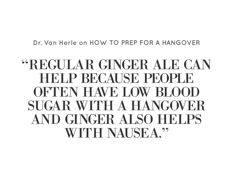 How to Prep for a Hangover