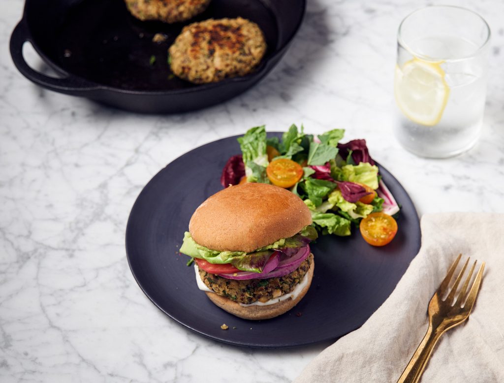 Cannellini Bean and Quinoa Burgers