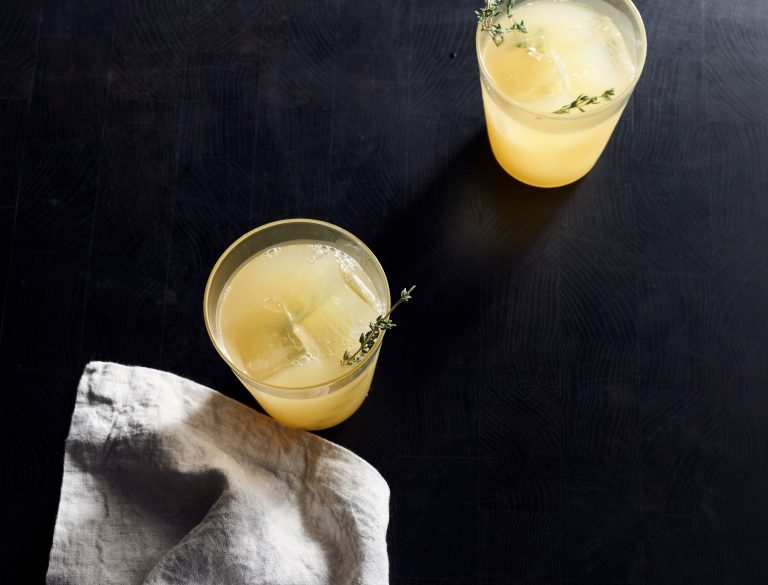 Meyer Lemon Thyme Cocktail Recipe goop