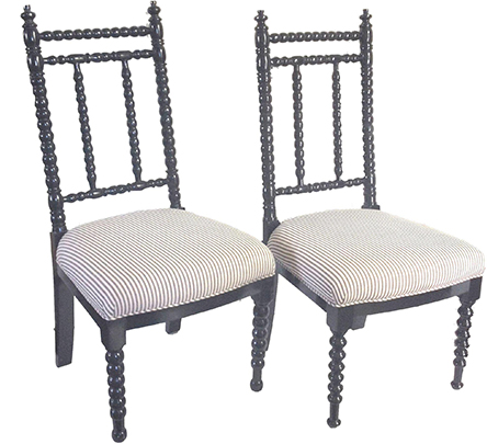 Chairish, Vintage Abacus Back Chairs