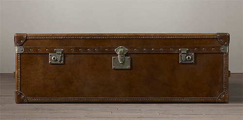 RH, Mayfair Steamer Trunk Coffee Table