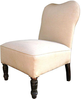Chairish, Vintage French Slipper Chair