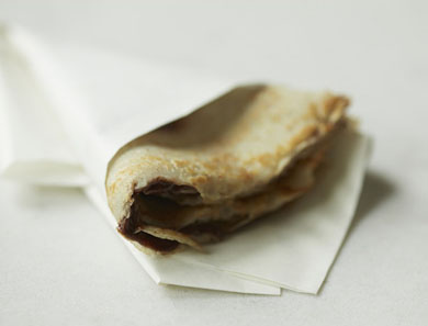 Buckwheat Chocolate-Hazelnut Crêpes