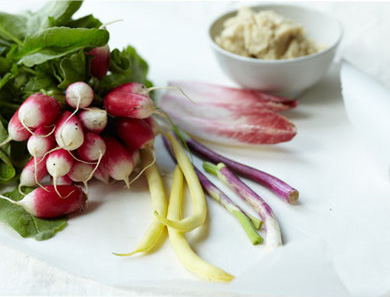 Crudités with Cannellini Bean Hummus