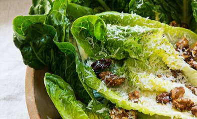 Romaine, Candied Walnuts, Pecorino
