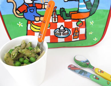 Pesto Pasta with Peas