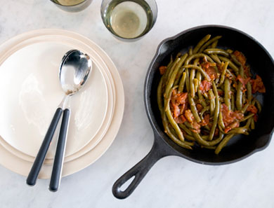 Slow-Braised Green Beans