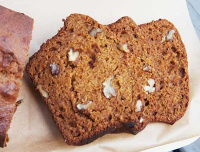 Spiced Pumpkin & Walnut Bread