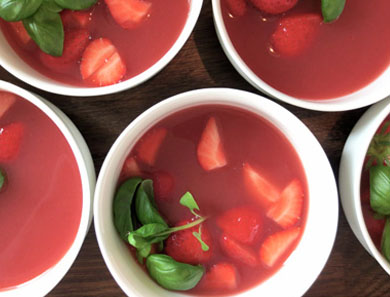 Thai Strawberry Soup