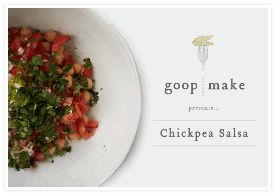 Chickpea Salsa Recipe | goop