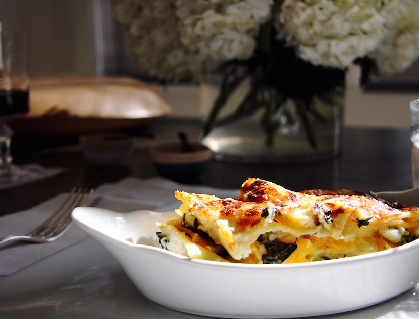 Kale and Butternut Squash Lasagna