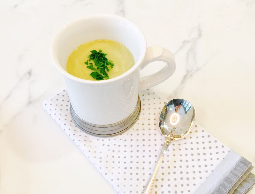 Leek and Celery Root Soup