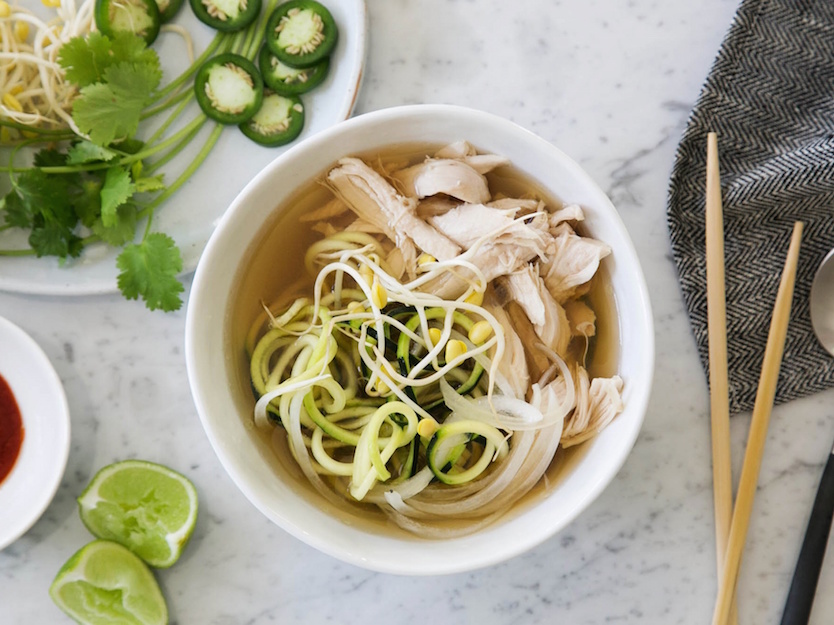 Chicken and Zucchini Noodle Pho Recipe | goop