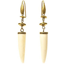 Isabel Marant Seattle Buffalo Bone Earrings, Matches Fashion
