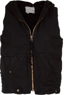 Greg Lauren The Black Puffy Tent Vest, Barneys