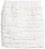 H&M fringed skirt